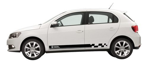 Adesivo Gol G2 G3 G4 G5 G6  Faixa Lateral Carro Par Gol23