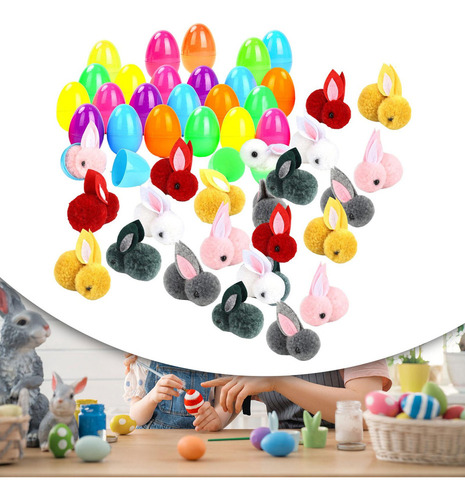 - Huevos De Pascua Con Conejitos De 26 Huevos De Conejo