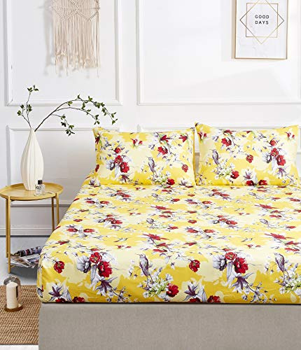 Dada Bedding Radiant Sunshine Birds Floral Yellow - Sá...
