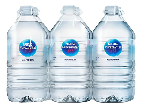 Agua Natural Pureza Vital 4l 6 Unidades
