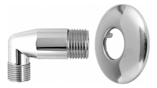 Joelho Abs Cromado Rosca 1/2 P/ Filtro Europa Rosca 3/8