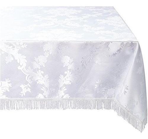 Violet Linen Majestic Damask Design Oblongrectangle Mantel 6