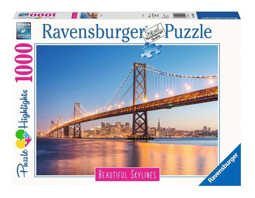 Puzzle 1000pz San Francisco - Ravensburger 140831