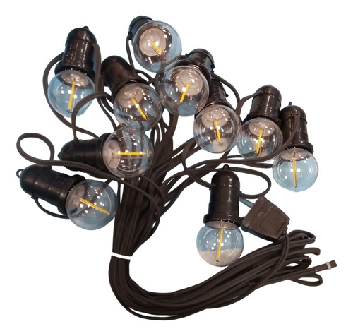 Guirnalda Luces Vintage E27 X10mts 10 Luces Led 1w