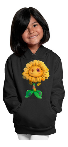 Cleen Infantil Sudadera Girasol Peluche Plantas Vs Zombies