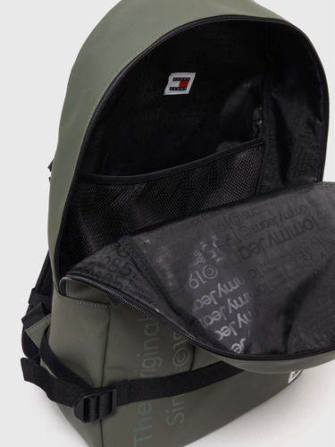Mochila Verde Essential Con Logo Tommy Jeans Hombre