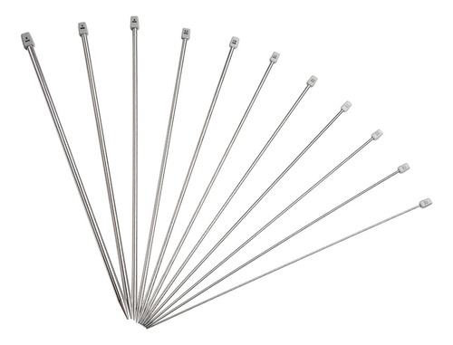 22 Piezas De Tejido De Punto De Acero Inoxidable Suéter De