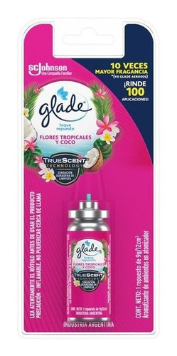 Desodorante Toque Repuesto Flor Y Coco Glade