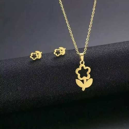 T 15 Sets Juego Collar Y Aretes De Acero Inoxidable Mayoreo