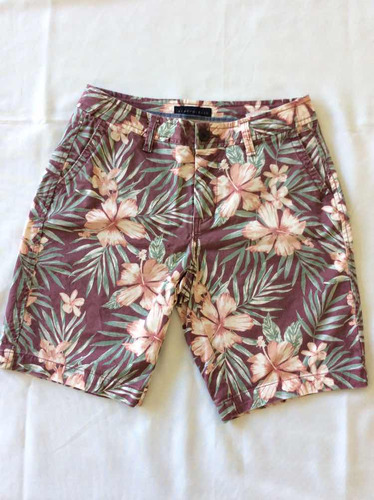 Bermudas Estampado Aeropostale Talle 28. Hombre