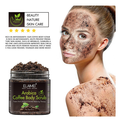 Exfoliante, Exfoliante Y Limpiador Corporal N Coffee Scrub