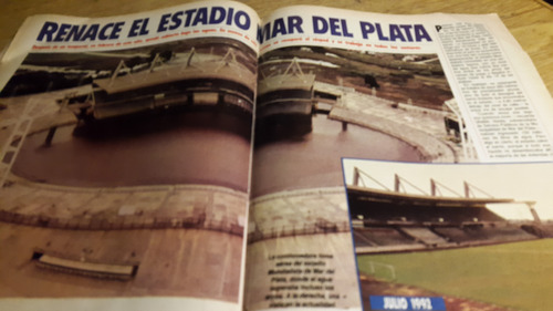 Revista El Grafico Nº 3800 1992 Estadio Mar Del Plata