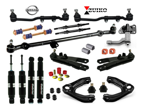 Kit Amortiguadores Horquillas Rotulas Pick Up D21 4x2 86-08