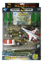 Comprar Set De Combate Militar Con Avión Vehículos Y Accesorios
