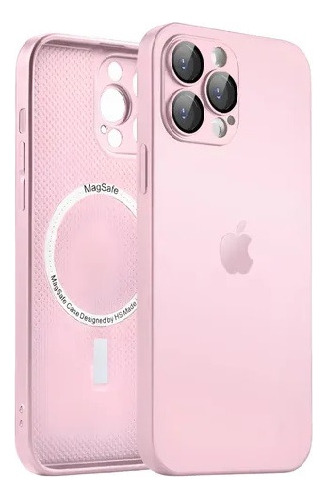 Cargador Inalambrico + Funda Ceramica Para Iphone 16 Pro Max Blanco