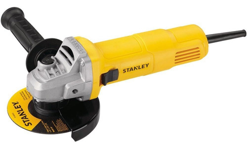 Amoladora angular Stanley de 620 W, 4-1/2 polos SG6115dB2, 220 V, color amarillo, frecuencia 60 Hz