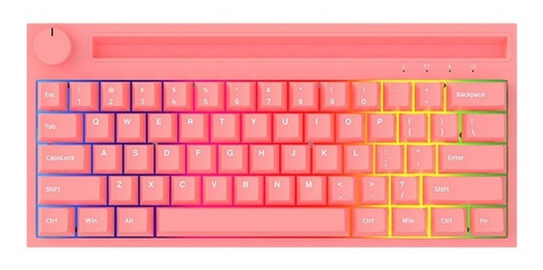 Imagen 2 de 7 de Teclado Mecánico Bluetooth Switch Pink Ajazz K620t V2