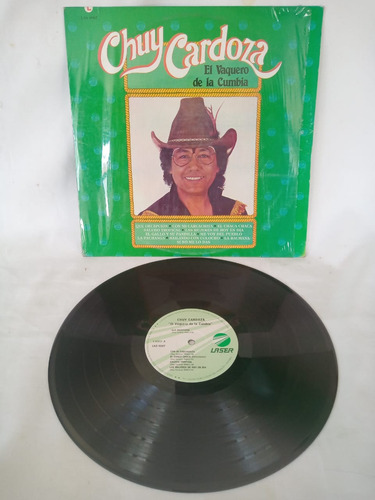 Disco Lp Chuy Cardoza El Vaquero De La Cumbia 1984 Laser (Usado)