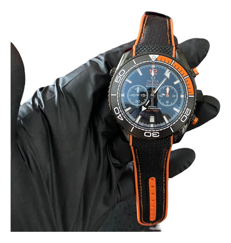 Compatible Con: Reloj Omega Sea Master 44mm Negro Naranja 