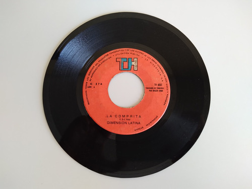 La Comprita Dimensión Latina Vinilo 45 Rpm 7  Th Colombia