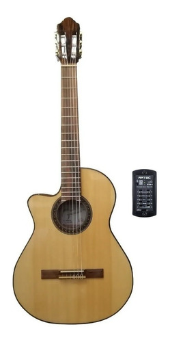 Guitarra Criolla Fonseca Mod 40kecz Para Zurdo Corte Eq.