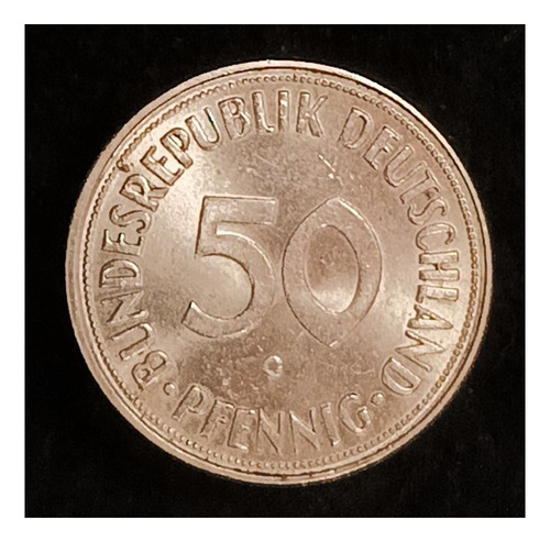 Alemania 50 Pfennig 1950 G Excelente Km 109.1