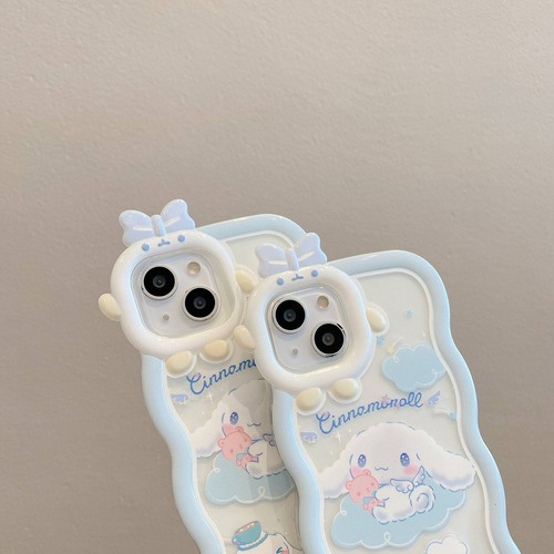 - Funda De Teléfono De Cinnamoroll De Silicona Para iPhone