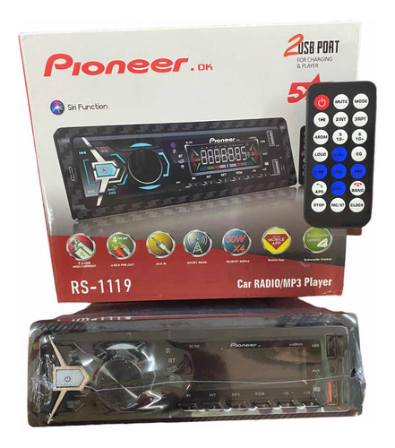 Reproductor Pioneer Bluetooth De Carro Mp3 Usb Radio.