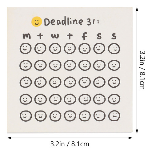 Bloc De Notas Adhesivas, Cuaderno, Cuenta Manual, 2 Unidades