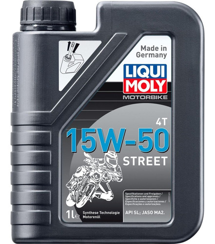 Aceite Moto Liqui Moly 15w50 Street 1l