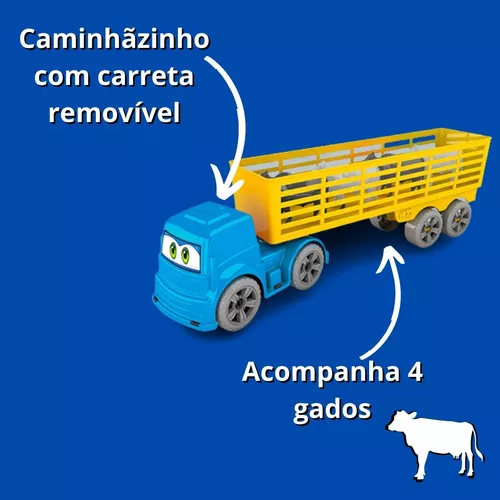 Caminhao da p a brinquedo carreta boi