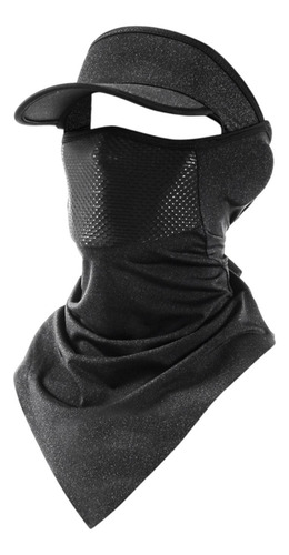 Protección Solar Cubierta De La Cara Del Gris Oscuro