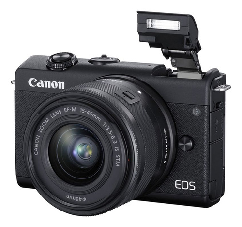 Camara Canon Eos M200 Mirrorless Lente 15-45mm