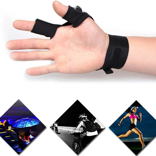 Guantes Luminosos Para Correr Con Linterna Led, Impermeables