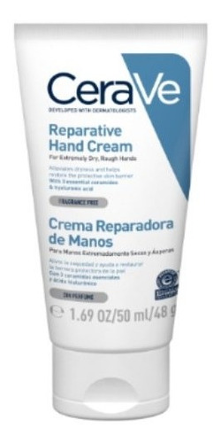 Imagen 1 de 7 de Crema De Manos Cerave Reparadora 48ml