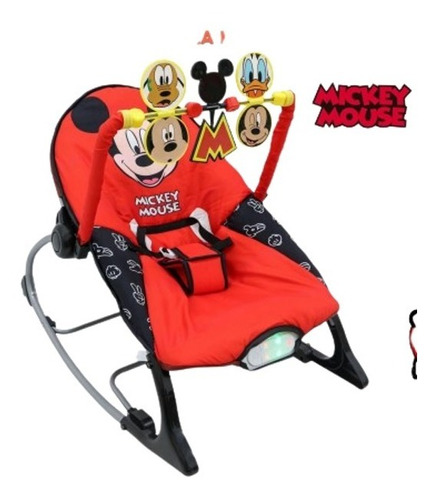 Imagen 1 de 1 de Silla Mecedora Para Bebes Mickey - Minnie