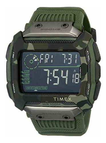 Timex Command Shock Reloj Casual Para Hombre, 54 Mm