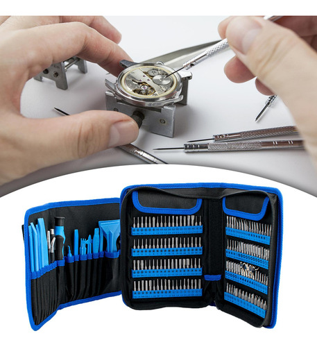 Mxg-gj Juego De Destornilladores De Precisión 180 Azul Negro