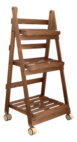 Stand Rack Batter Soporter De Plantador Plegable 3 Nivel