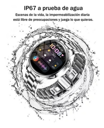 Reloj Inteligente Bluetooth Responde Y Hace Llamadas Ip68 A
