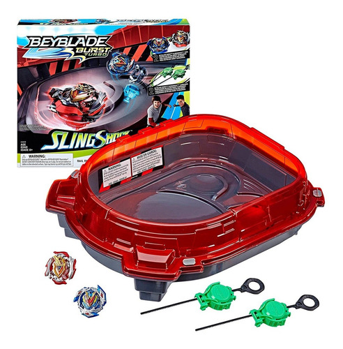 Bayblade X Beyblade Burst Turbo Slingshock Rail Rush Battle Set