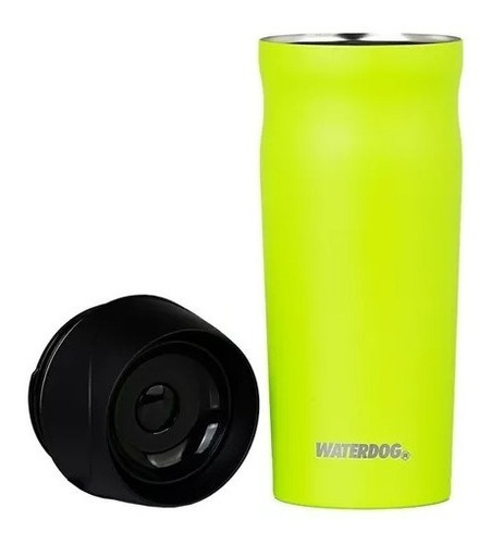 Imagen 2 de 5 de Vaso Acero Inoxidable Termico Bossa 450ml Waterdog Tapa 360°