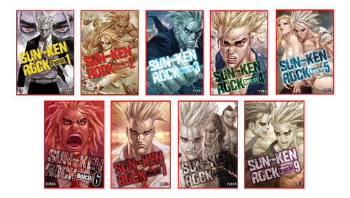 Combo Sun-ken Rock 1 A 9 - Manga - Ivrea