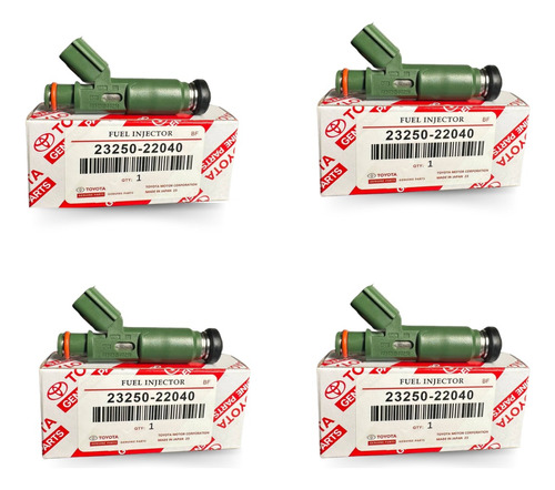 Kit 4 Bico Injetor Corolla Fielder 1.8 2003 A 2008 Original