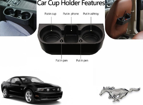 Porta Vasos Con Porta Celular Ford Mustang 2009 A 2012