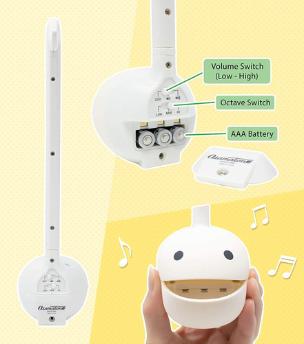 Sintetizador Musical Otamatone P/niños Y Adultos , Blanco