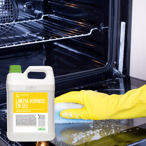 Limpia Hornos Desengrasante En Gel Seiq 5l Profesional