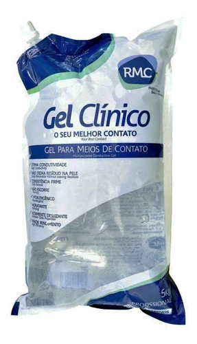 Gel Clinico Contato Condutor Ultrassom Incolor Bag 5kg