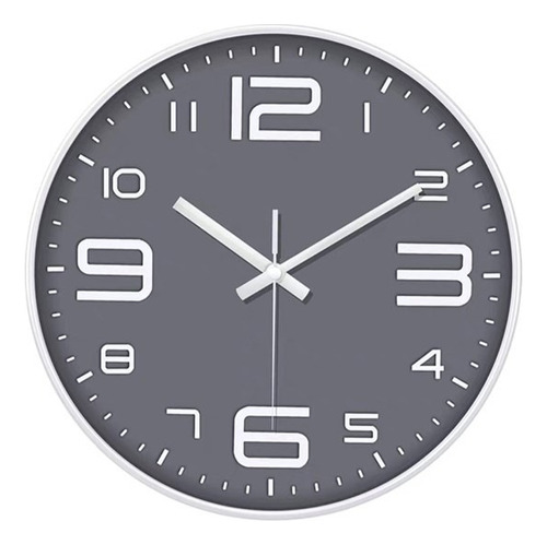 Reloj De Pared, 24cm De Diámetro 3 Colores, En Caja 