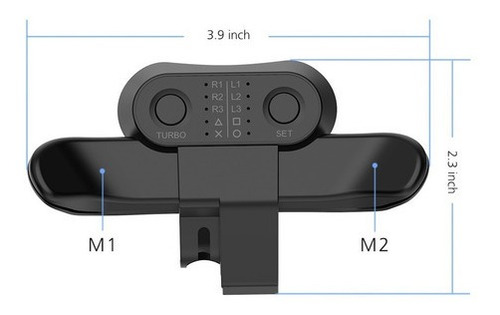 Botón Trasero Programable Accessorio Para Ps4 Conectado Al M